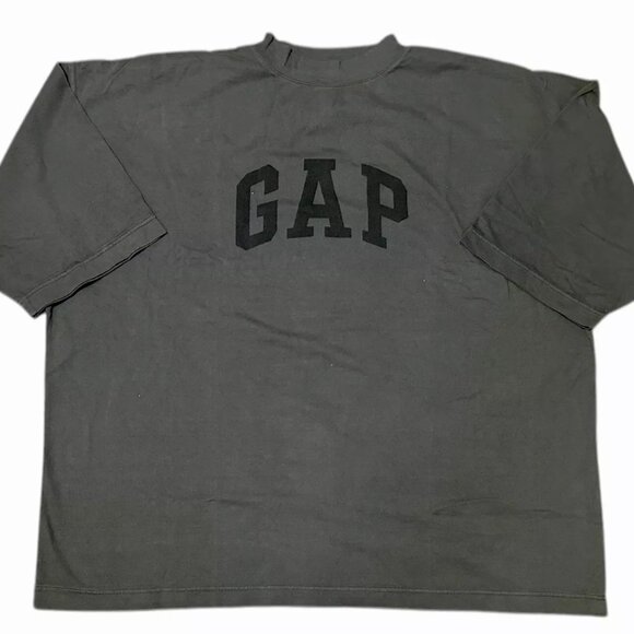 Yeezy Gap Engineered by Balenciaga Dove 3/4 Sleeve Tee |Size: XL| Charcoal NWOT - Picture 1 of 3
